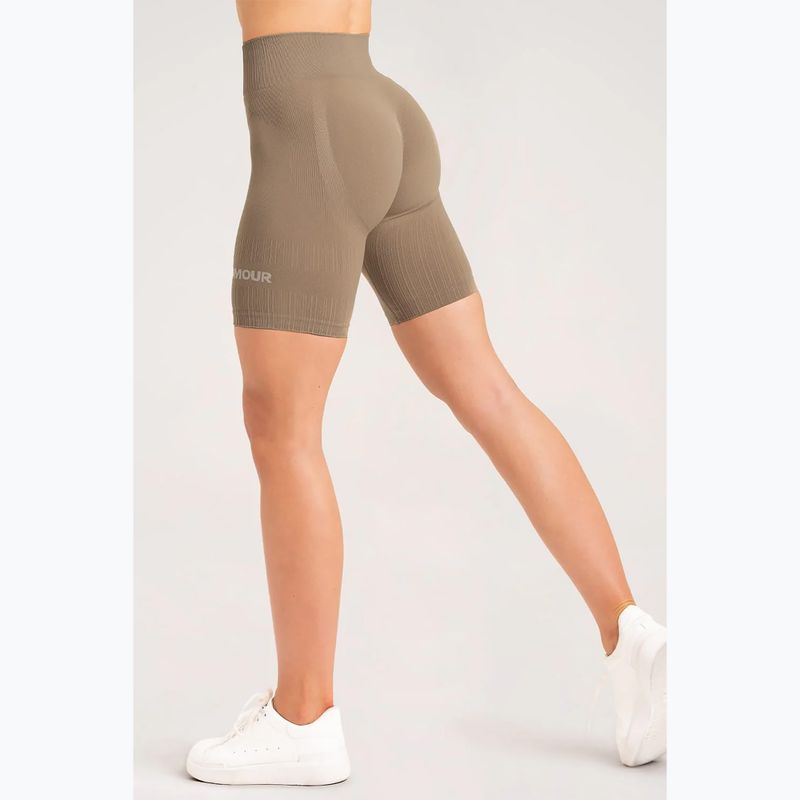 Women's Gym Glamour Push Up Bikers Nude 316 14