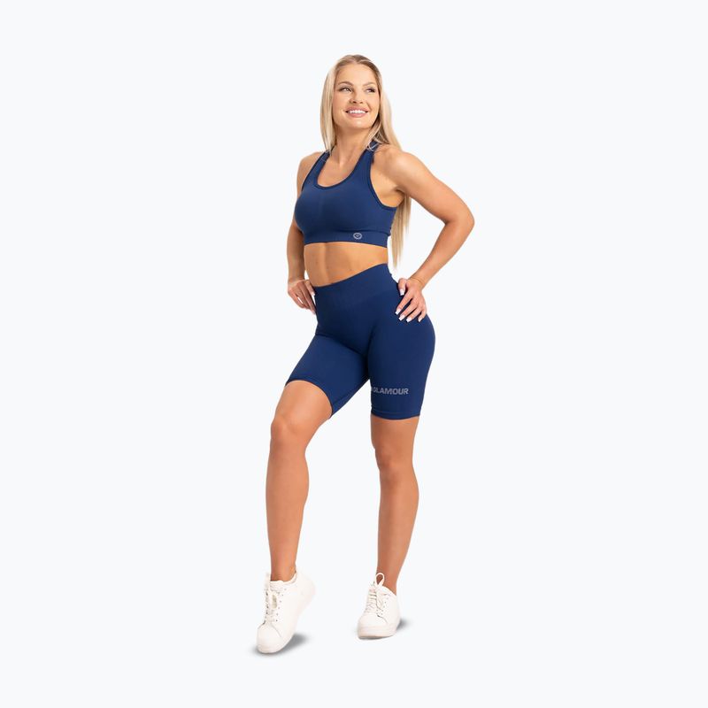 Women's training bikers Gym Glamour Push Up Classic Blue 317 12