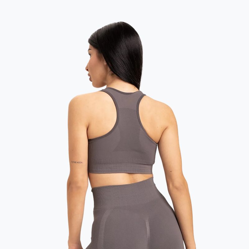 Gym Glamour Push Up training bra grey 2
