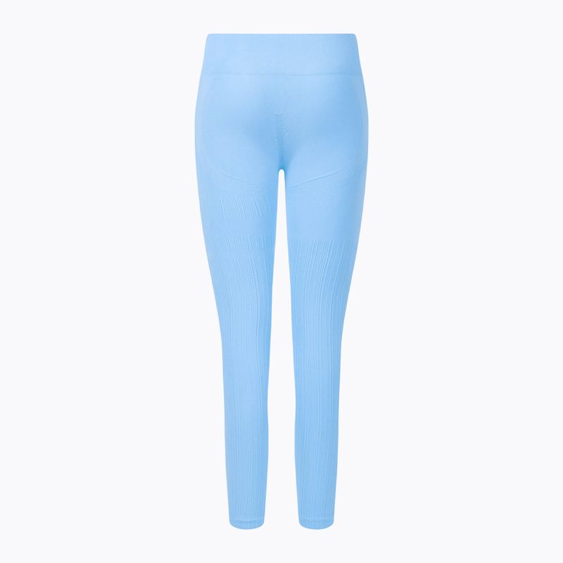 Women's training leggings Gym Glamour Push Up Baby Blue 405 7
