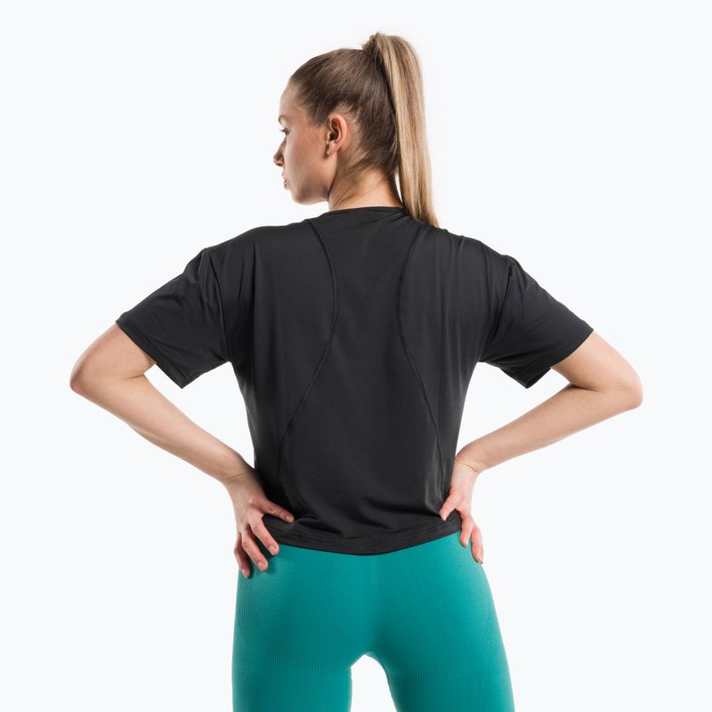 Women's training shirt Gym Glamour Sport Black 424 3