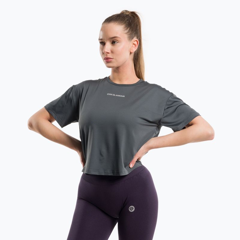 Women's training shirt Gym Glamour Sport Grey 425