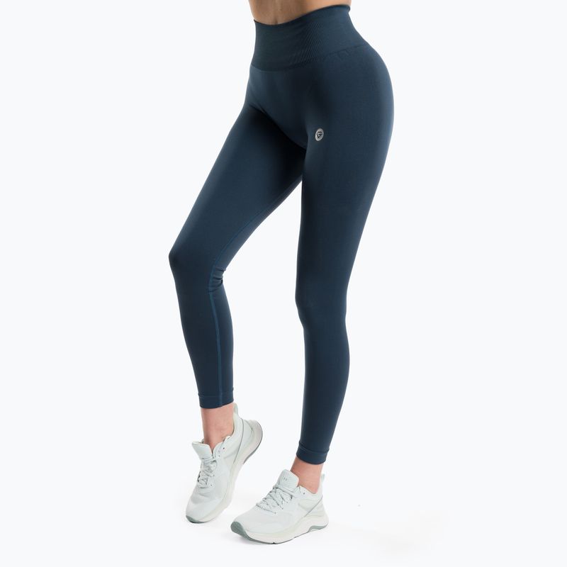 Women's training leggings Gym Glamour Flexible Dark Sea 431