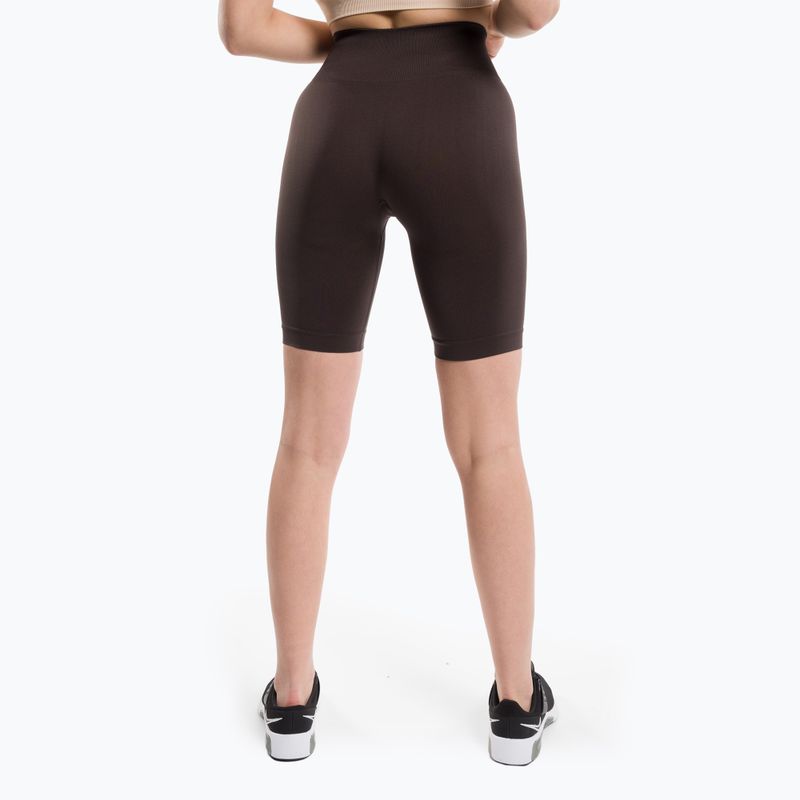 Women's training shorts Gym Glamour Flexible Brownie 434 3