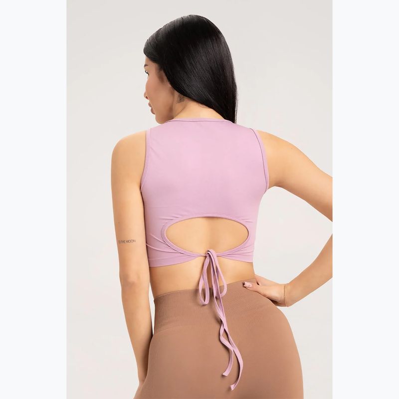 Women's workout top Gym Glamour Tied Pink 442 2