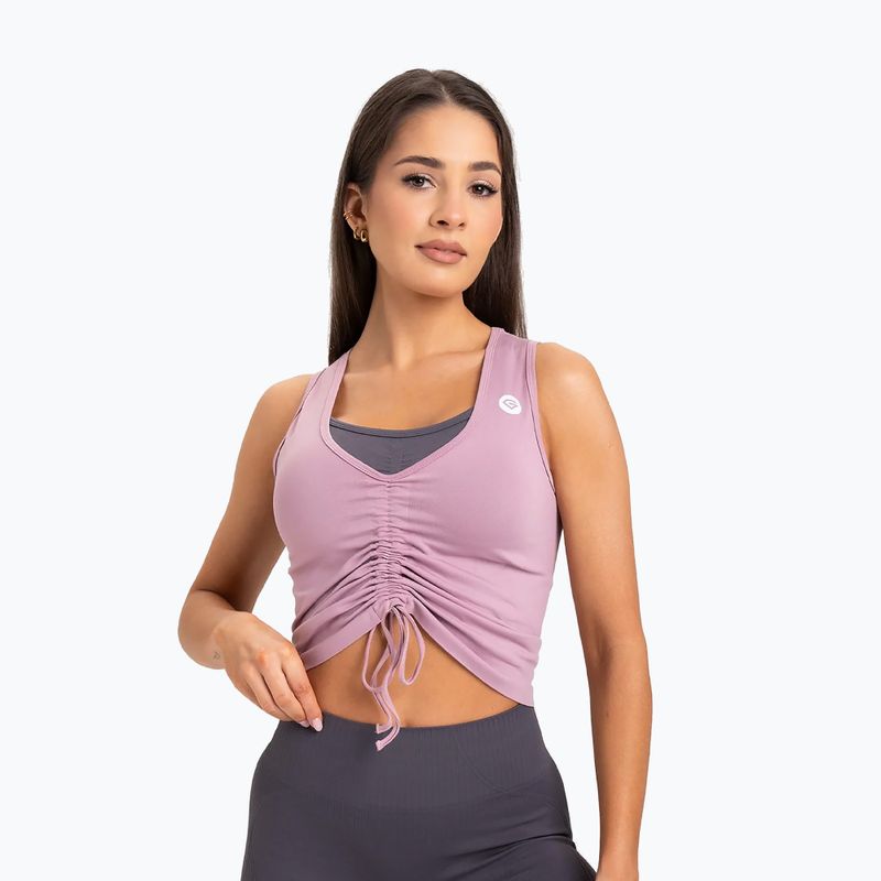 Women's workout top Gym Glamour Drawstring Pink 447 3