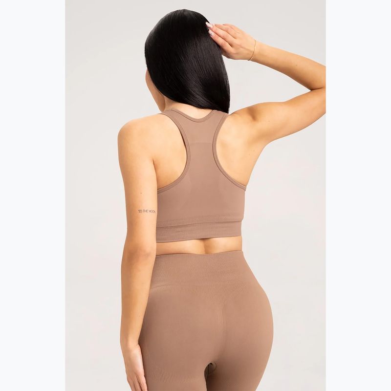 Gym Glamour Compress Cappuccino 460 fitness bra 2
