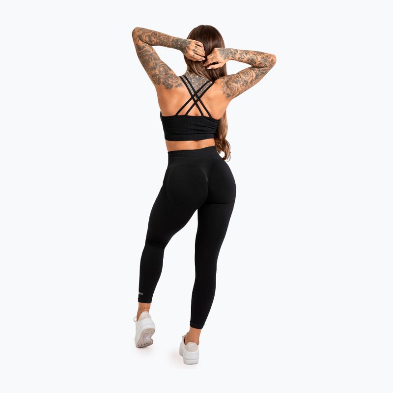 Women's training leggings Gym Glamour Push Up 2.0 black 3