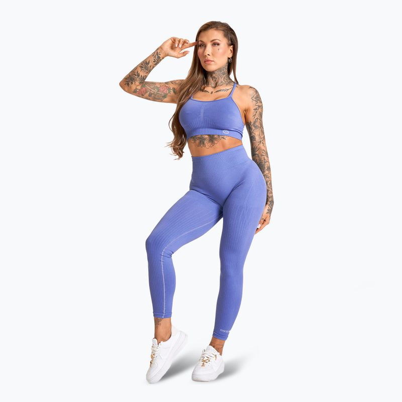 Women's training leggings Gym Glamour Push Up 2.0 lavender 2