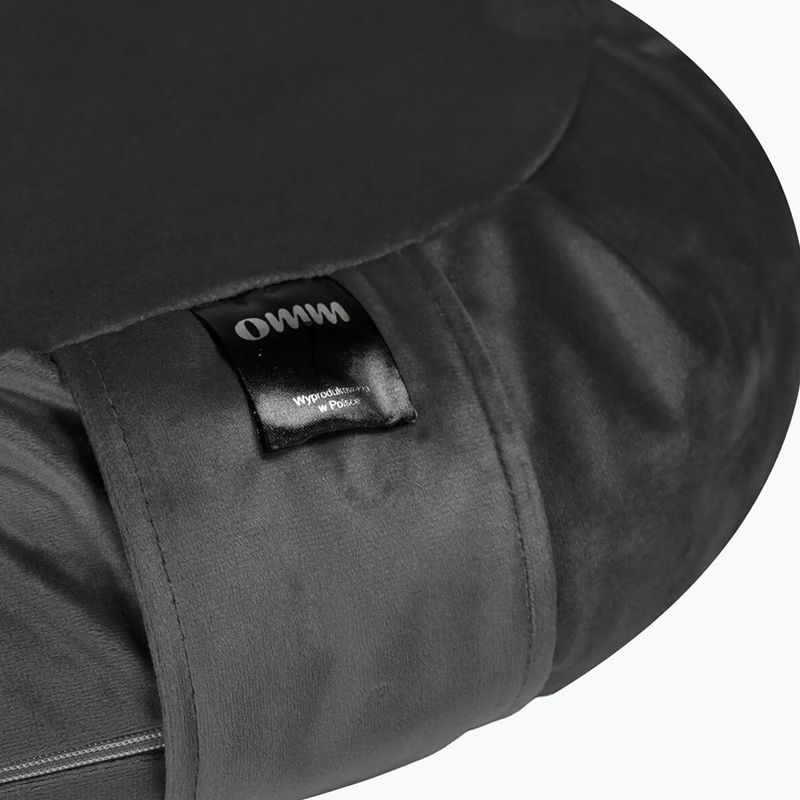 Meditation cushion OMM YOGA Zafu grey 3