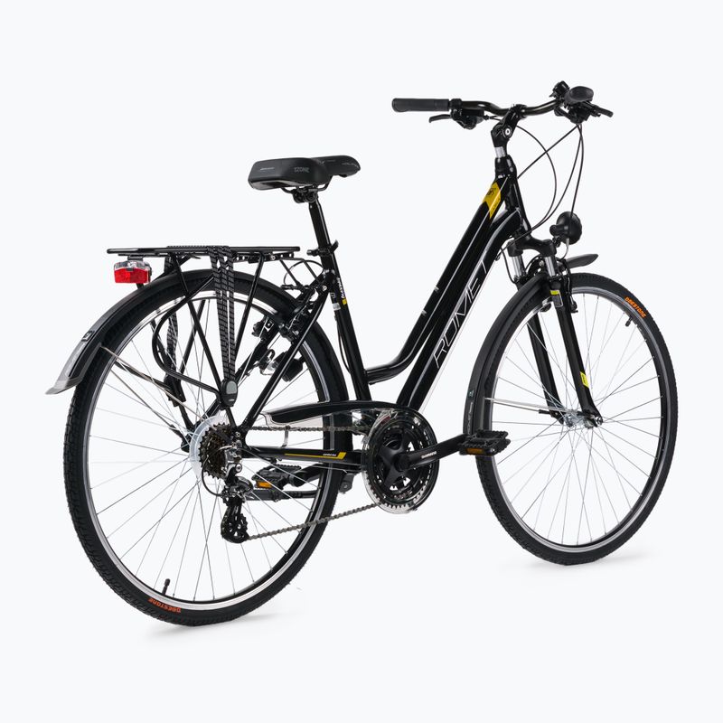 Women's trekking bike Romet Gazela black-yellow R23A-TRE-28-19-2869A 3