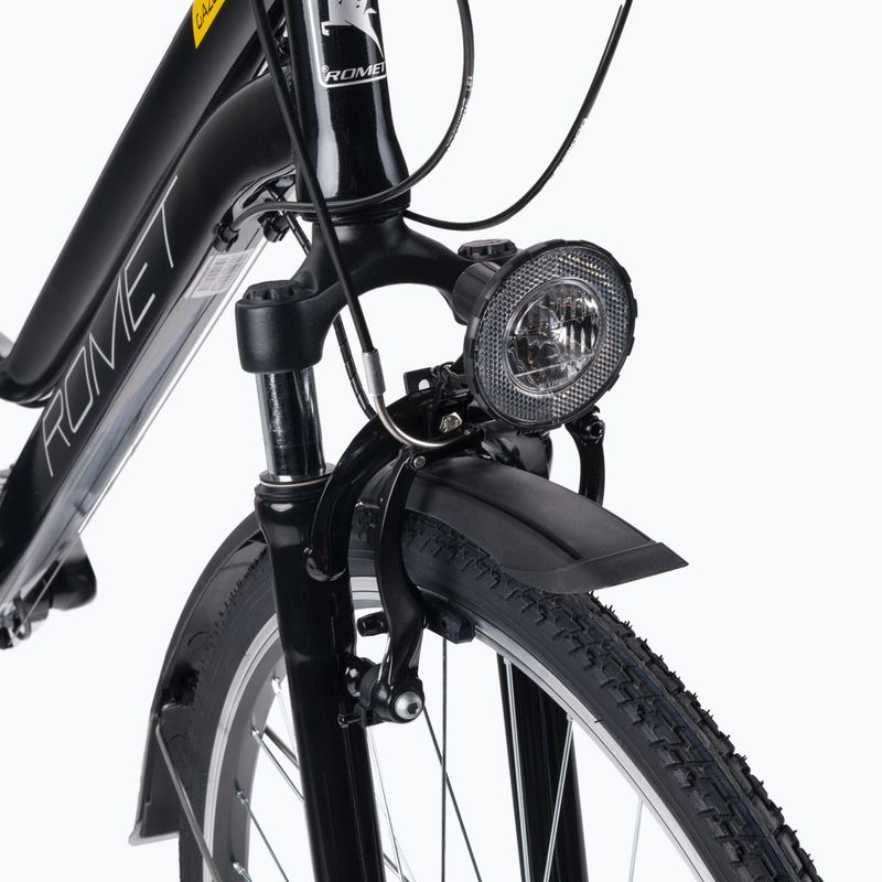 Women's trekking bike Romet Gazela black-yellow R23A-TRE-28-19-2869A 7