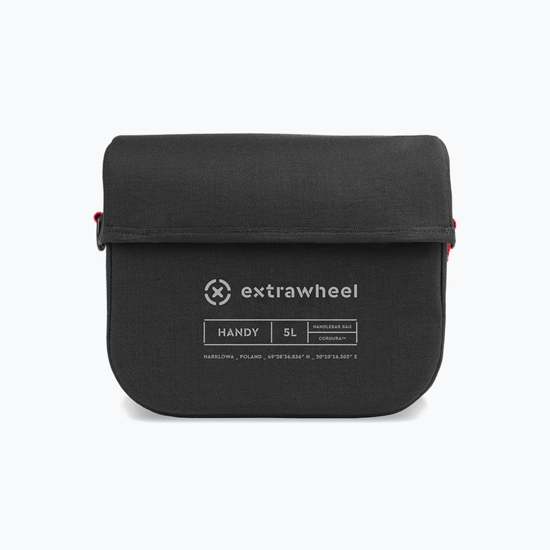 Extrawheel Handy Premium 5L handlebar bike bag black E0144