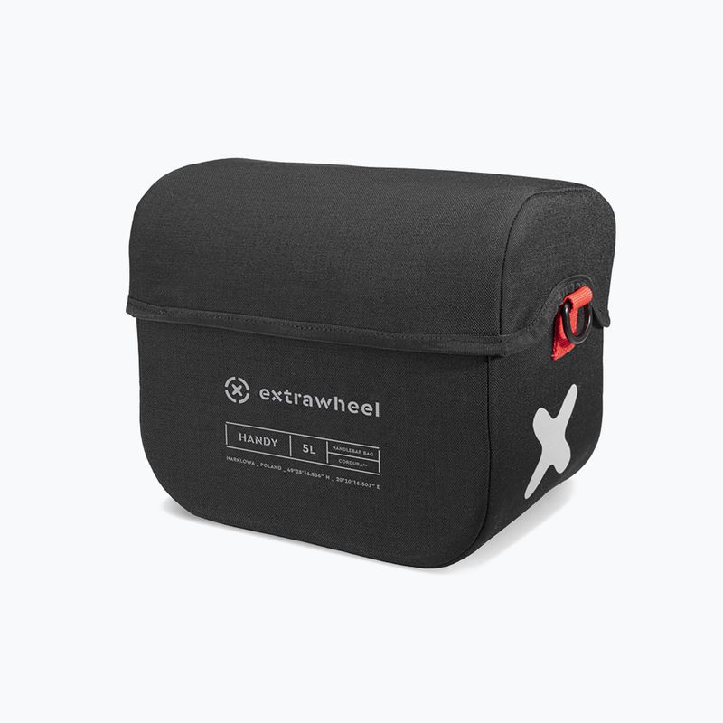 Extrawheel Handy Premium 5L handlebar bike bag black E0144 2