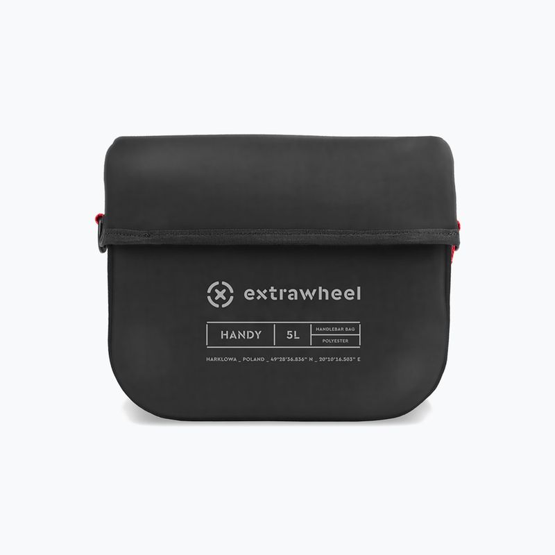 Extrawheel Handy 5L bicycle handlebar bag black E0156 2