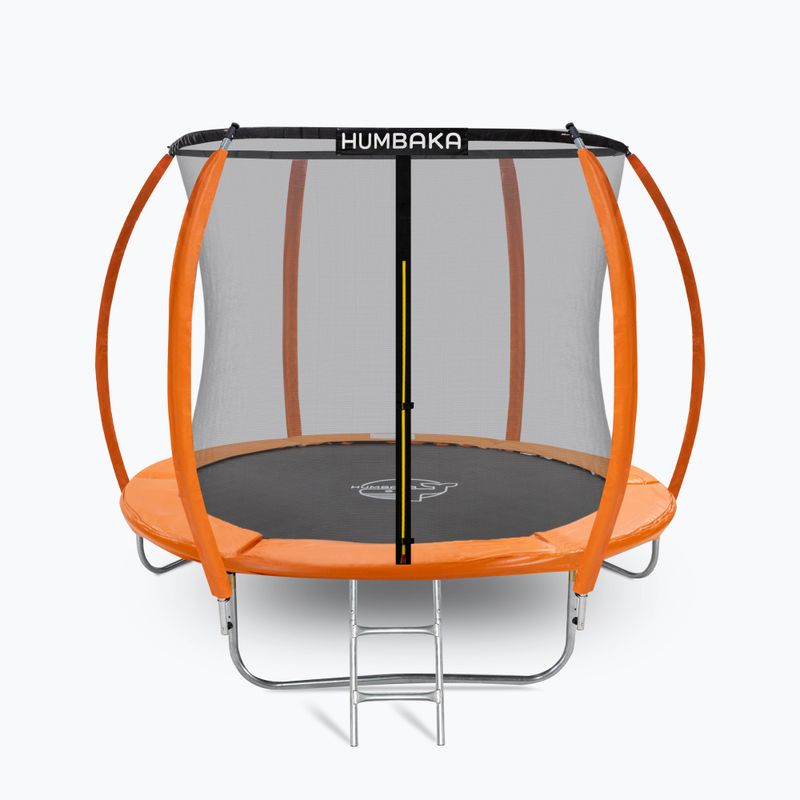 HUMBAKA Super 244 cm orange garden trampoline Super-8' Tramps