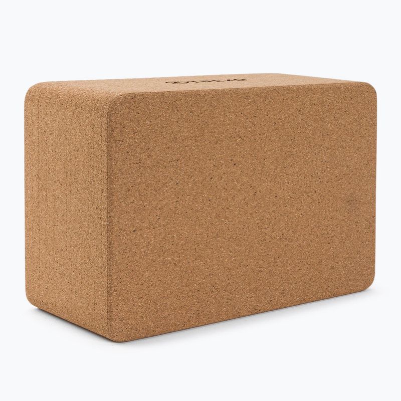 Yoga cube TREXO brown YB-100 3