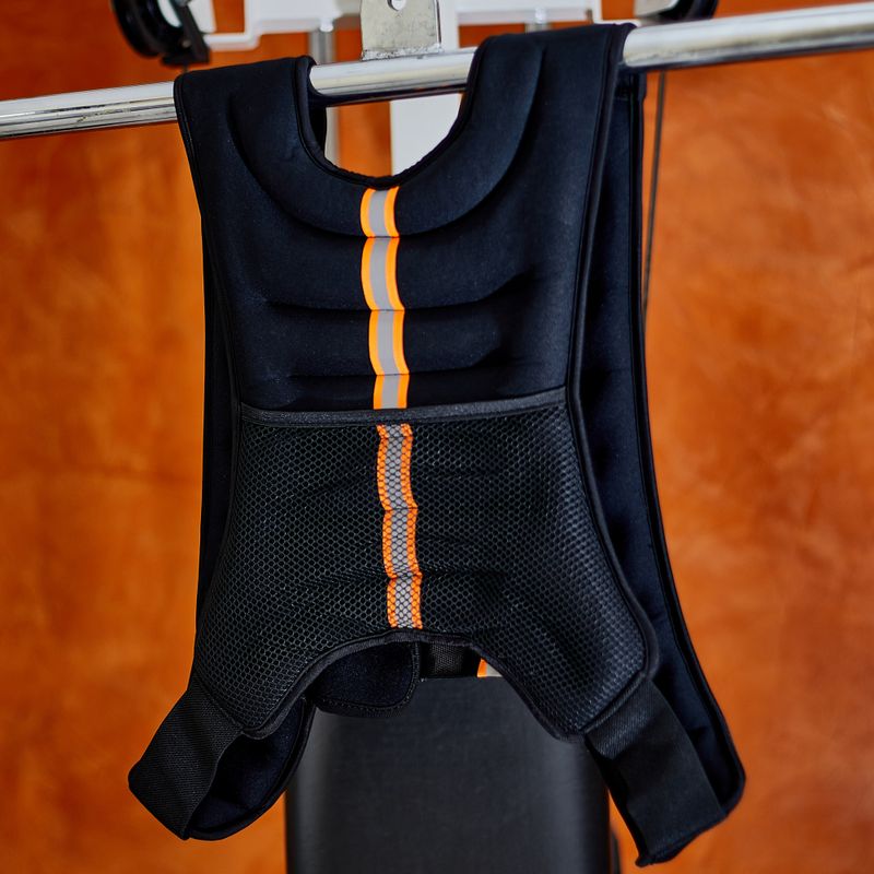 TREXO 10 kg weight training waistcoat black WV-10 7