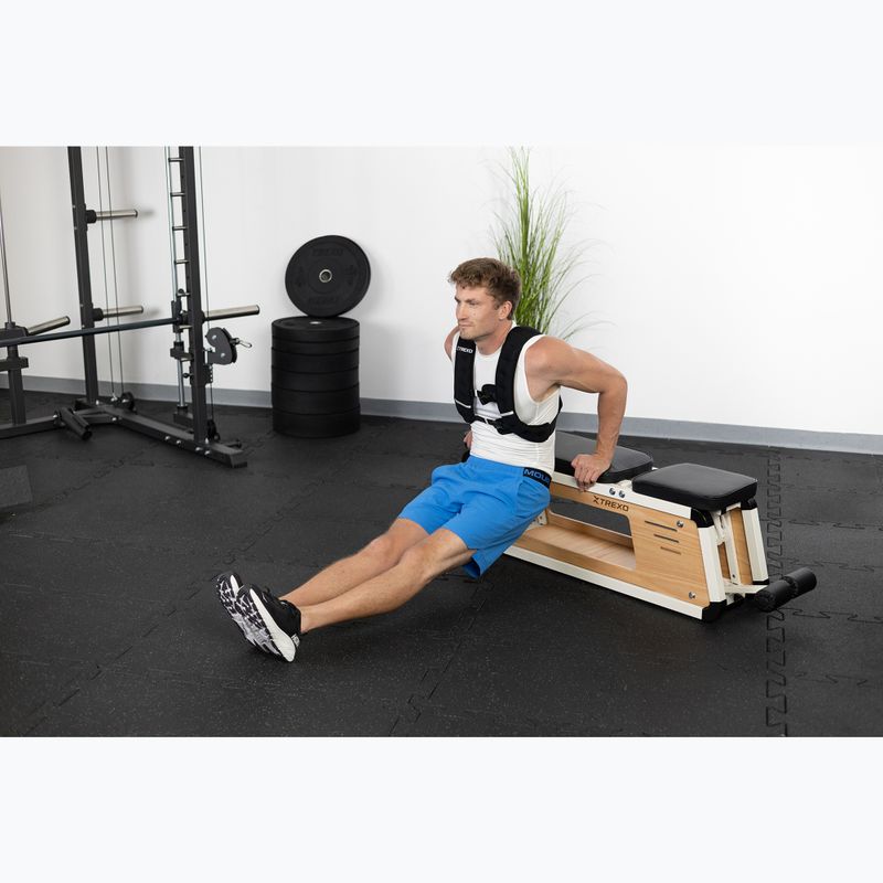 XTREXO 8kg weight training waistcoat black WV-08 7