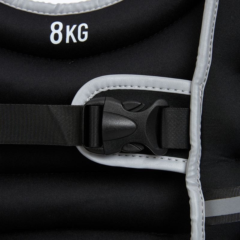 XTREXO 8kg weight training waistcoat black WV-08 5