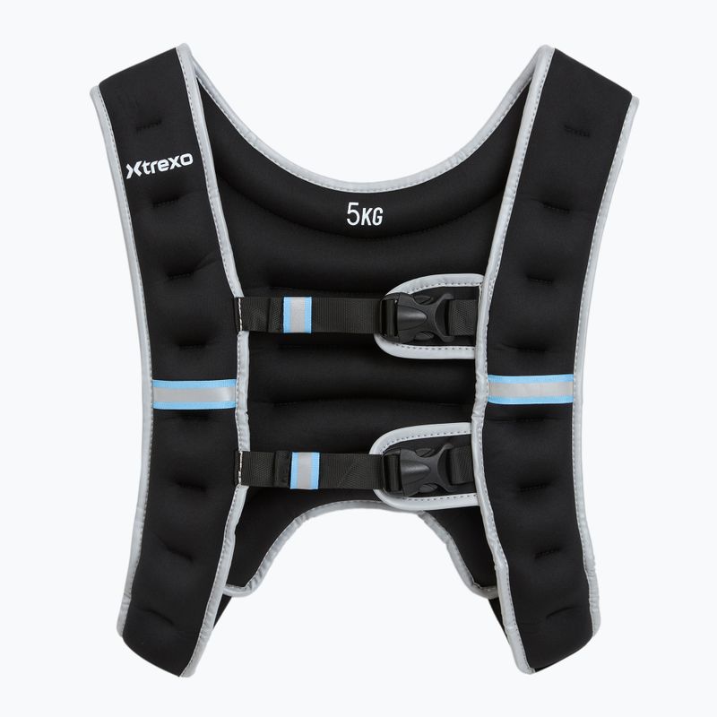 XTREXO 5kg weight training waistcoat black WV-05
