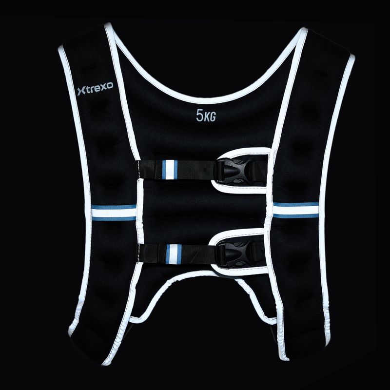 XTREXO 5kg weight training waistcoat black WV-05 7