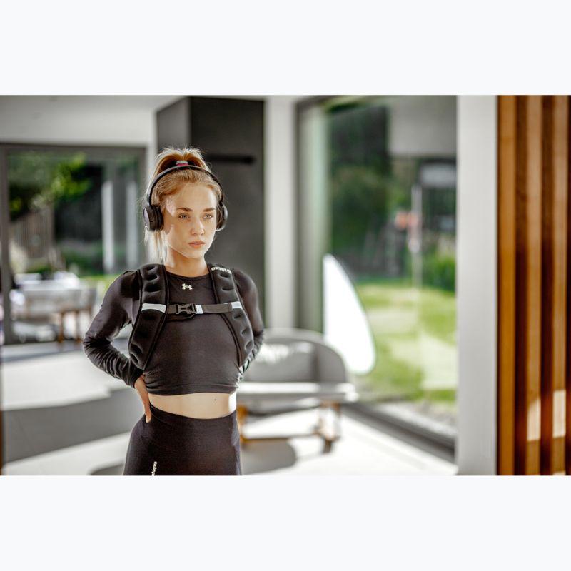 XTREXO 5kg weight training waistcoat black WV-05 3