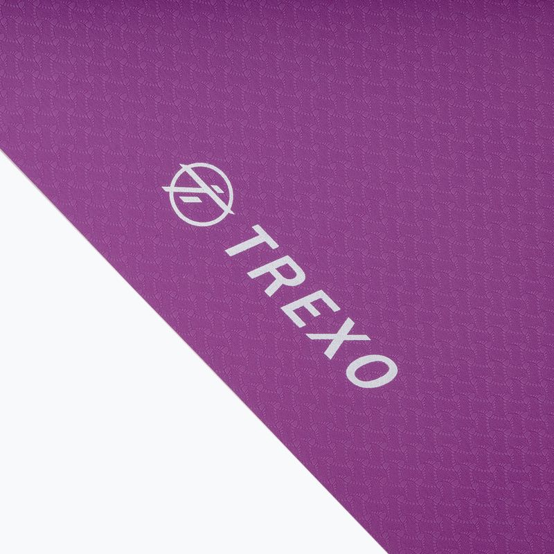 TREXO yoga mat TPE 2 6 mm pink YM-T02R 3