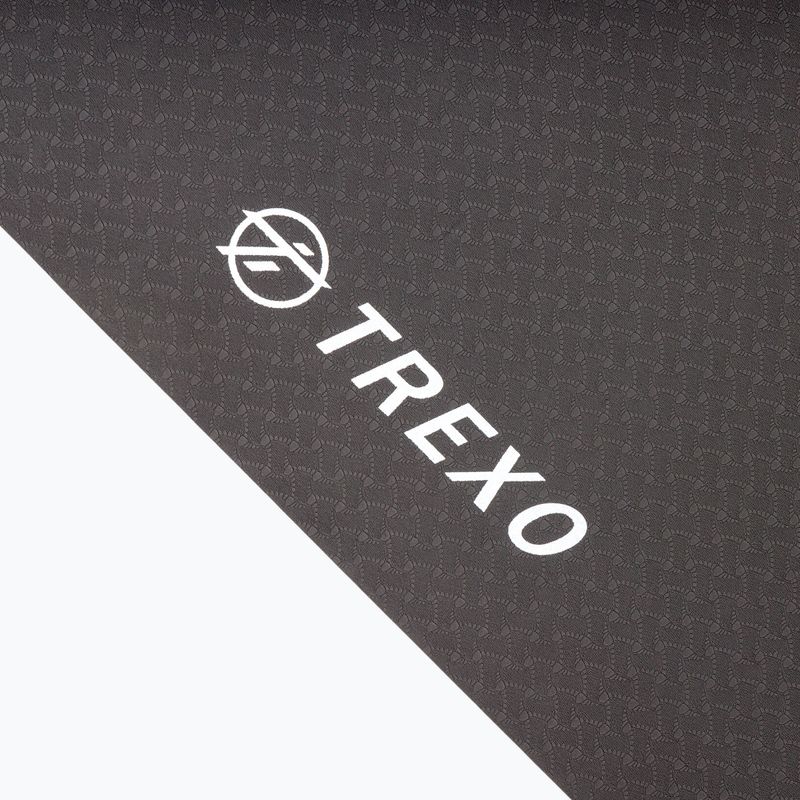 TREXO yoga mat TPE 6 mm black YM-T01C 3