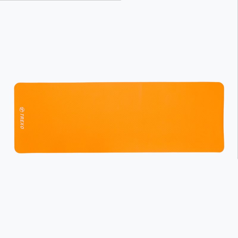 TREXO yoga mat TPE 6 mm orange YM-T01P 2