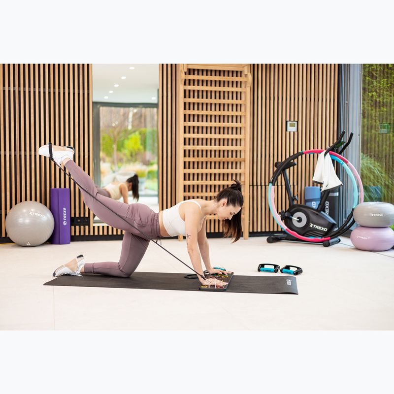 XTREXO PVC 6 mm yoga mat black YM-P01C 4