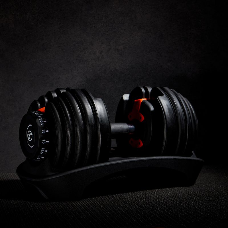 TREXO adjustable dumbbell black ADT-24 24 kg 8