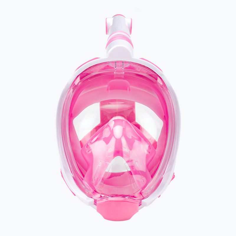 Children's full face mask for snorkelling AQUASTIC pink SMK-01R 2