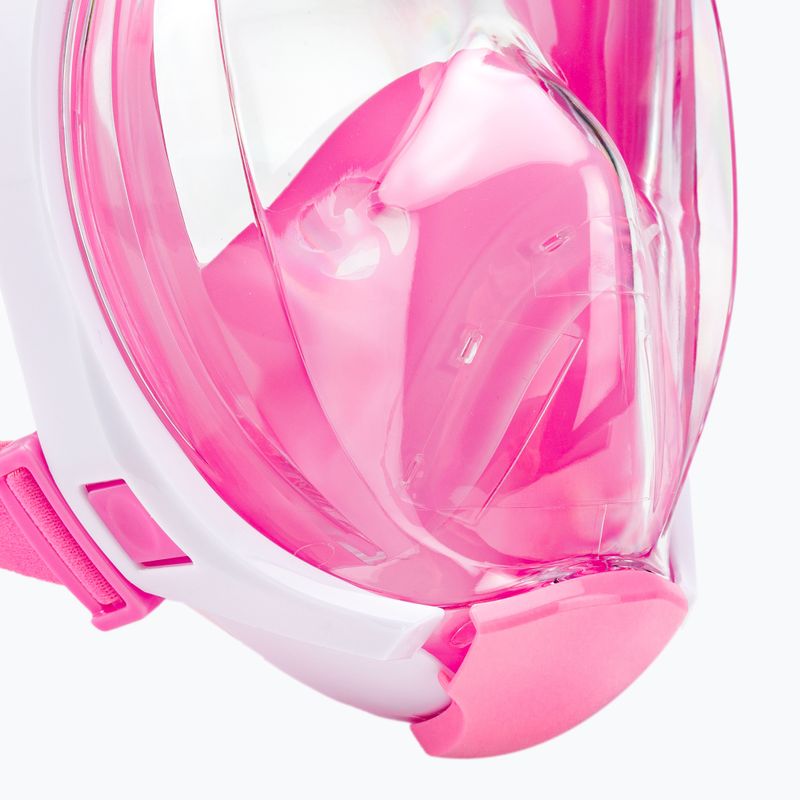 Children's full face mask for snorkelling AQUASTIC pink SMK-01R 7