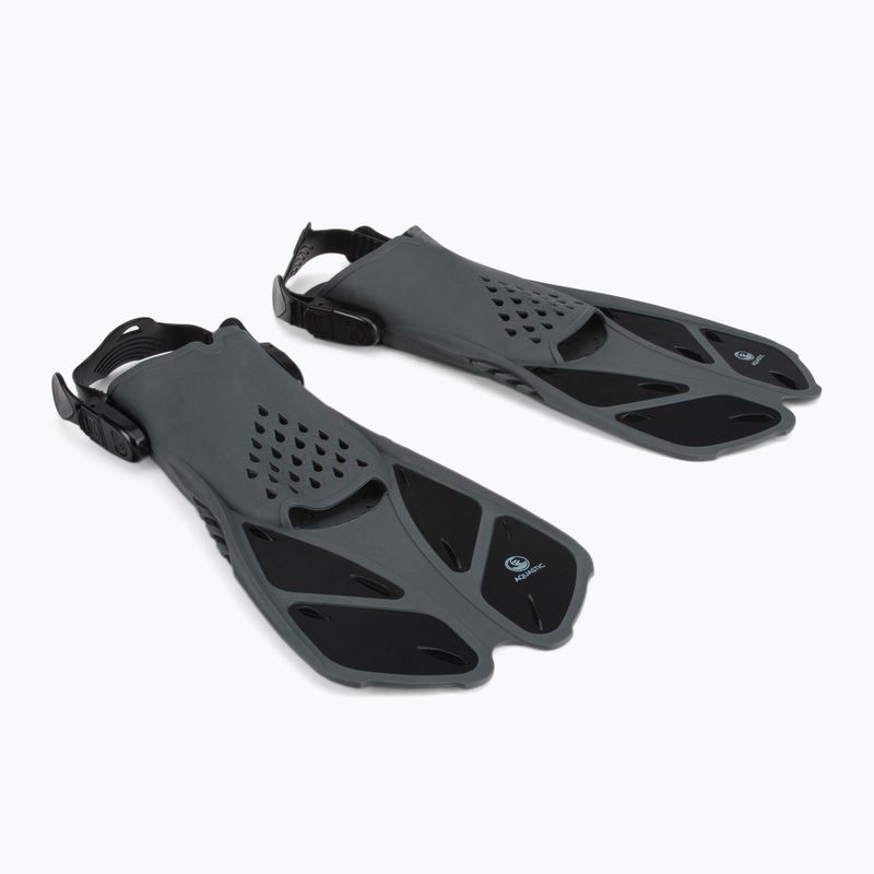 AQUASTIC Snorkelling Kit Black SMFK-01LC 2