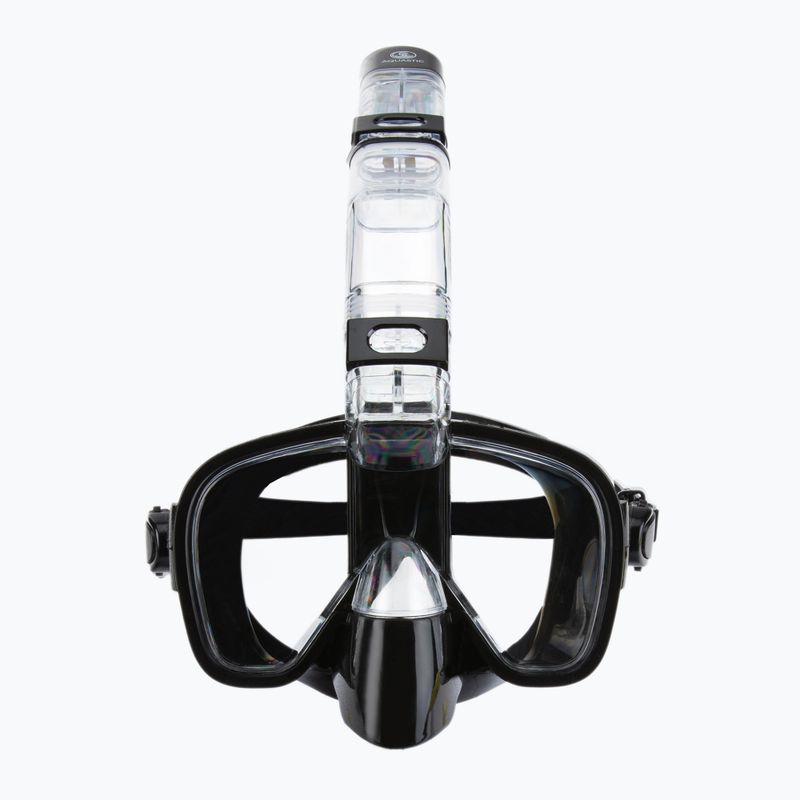 AQUASTIC Snorkelling Kit Black SMFK-01LC 12