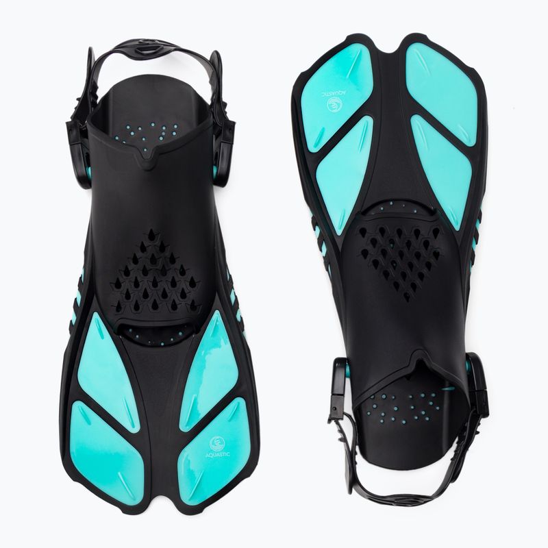 AQUASTIC Snorkelling set blue MSFA-01SN 3
