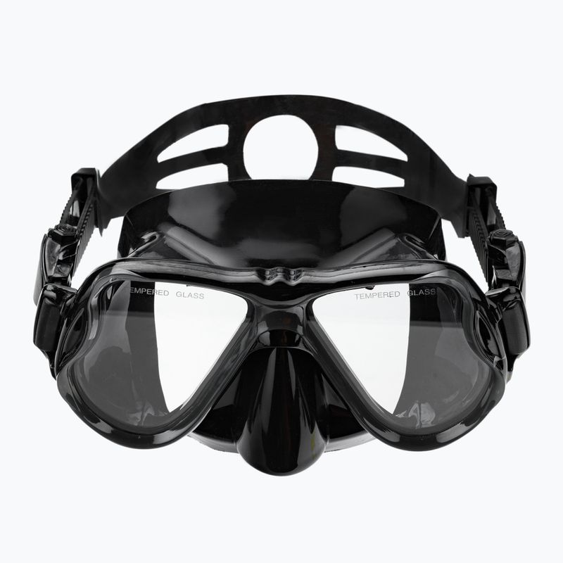 AQUASTIC Snorkelling Kit Black MSFA-01LC 11