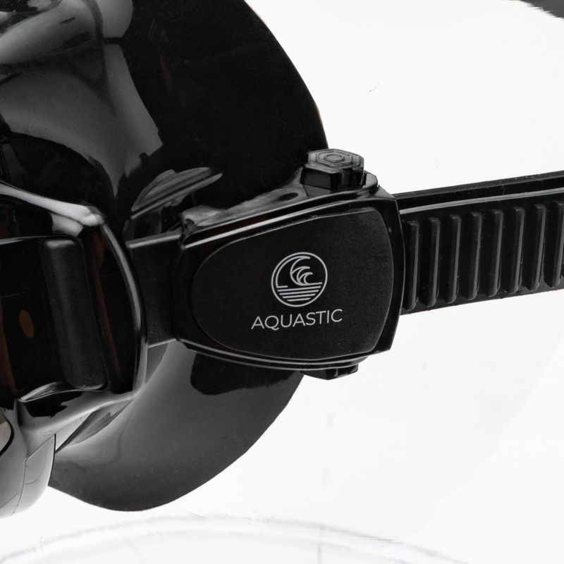 AQUASTIC Snorkelling Kit Black MSFA-01LC 15