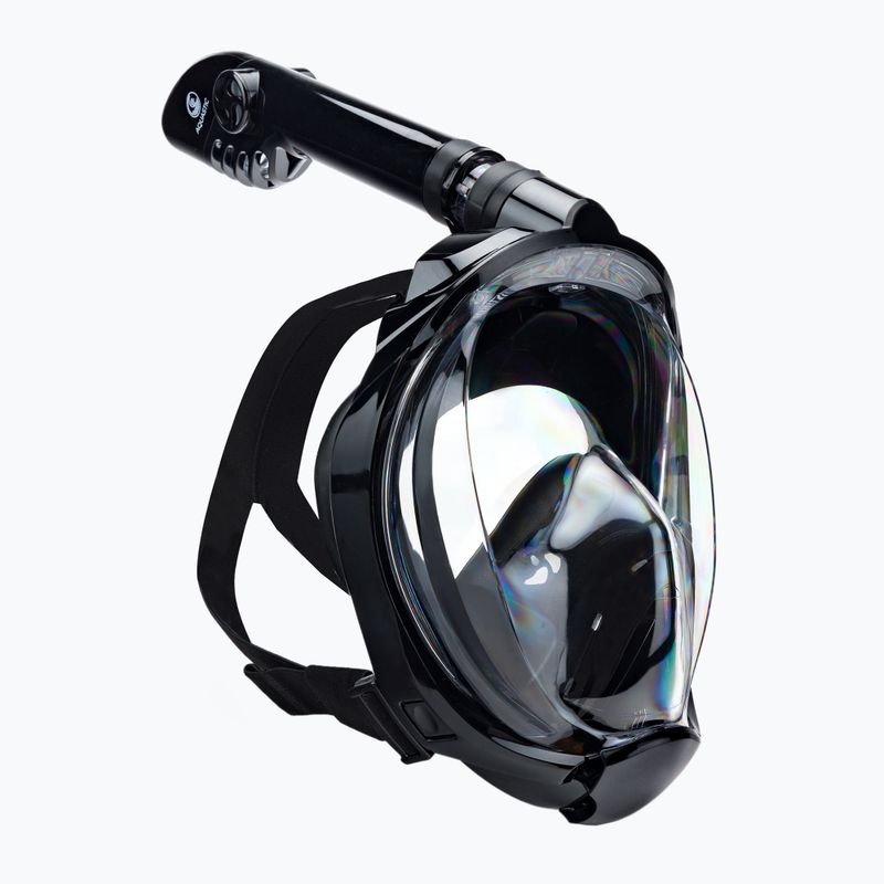 AQUASTIC Fullface snorkelling kit black SMFA-01LC 17