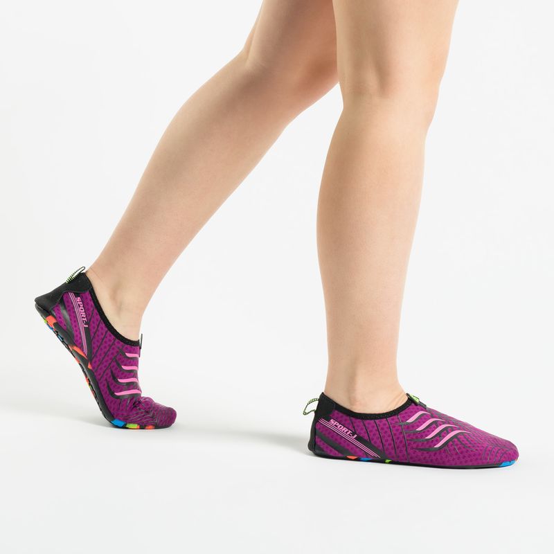 AQUASTIC Aqua water shoes purple WS008 4