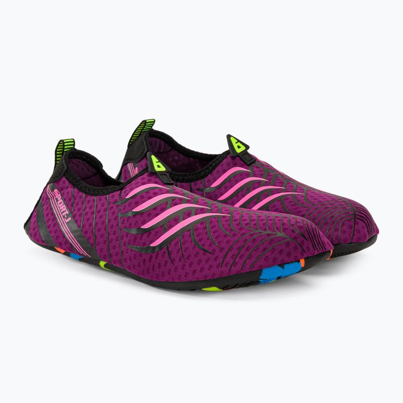 AQUASTIC Aqua water shoes purple WS008 7