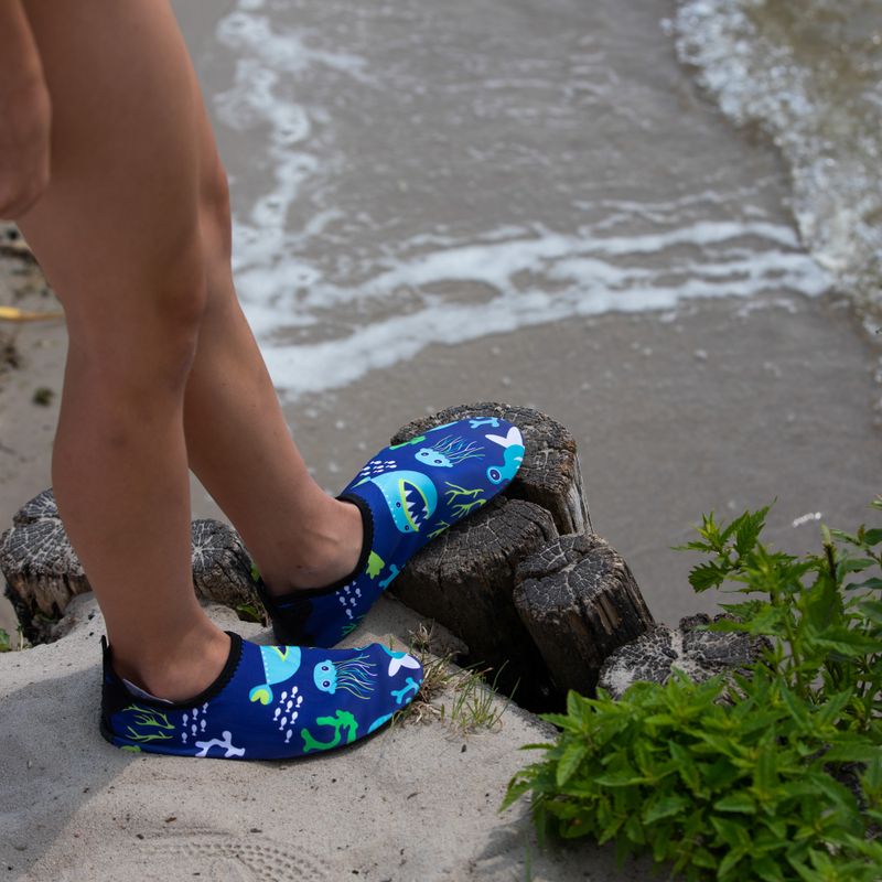 Children's water shoes AQUASTIC Aqua blue KWS054 4