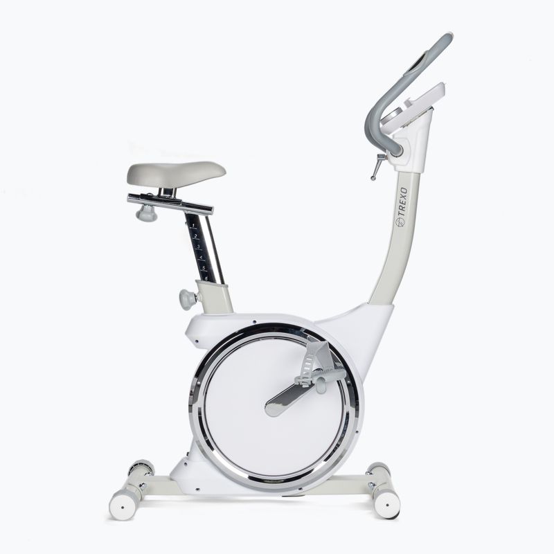 TREXO stationary bicycle white EB300 2