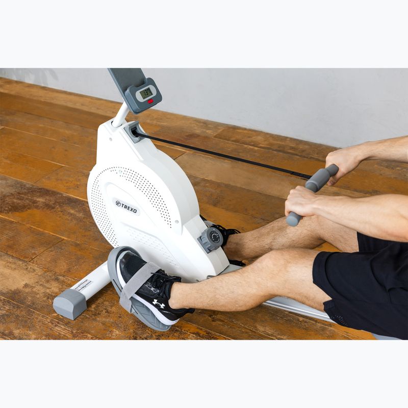 TREXO rowing machine black RM100 6