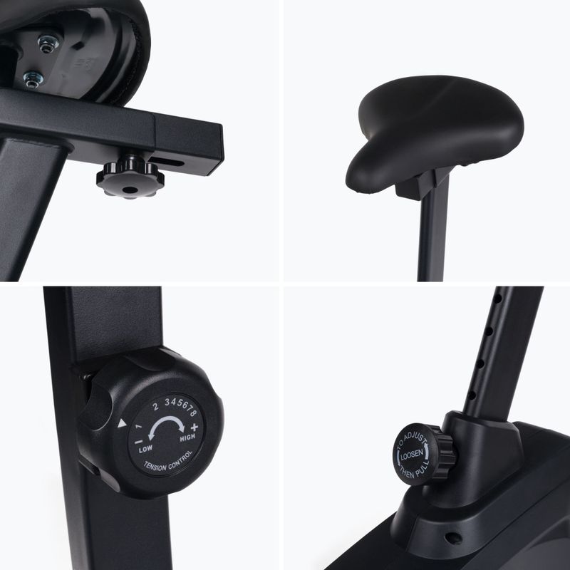 TREXO Hex stationary bike black EB-H02 11