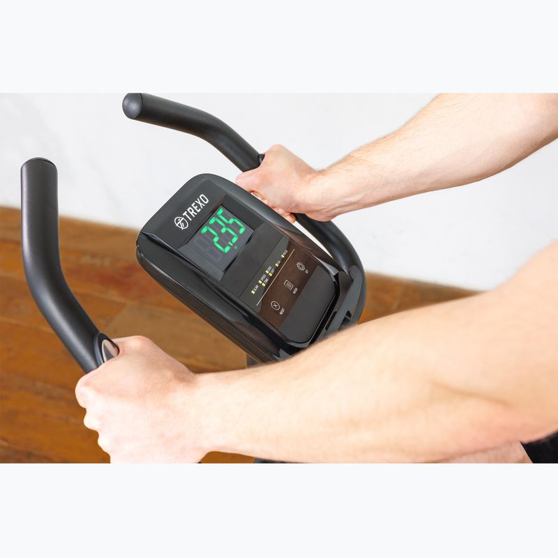 TREXO Hex stationary bike black EB-H02 7