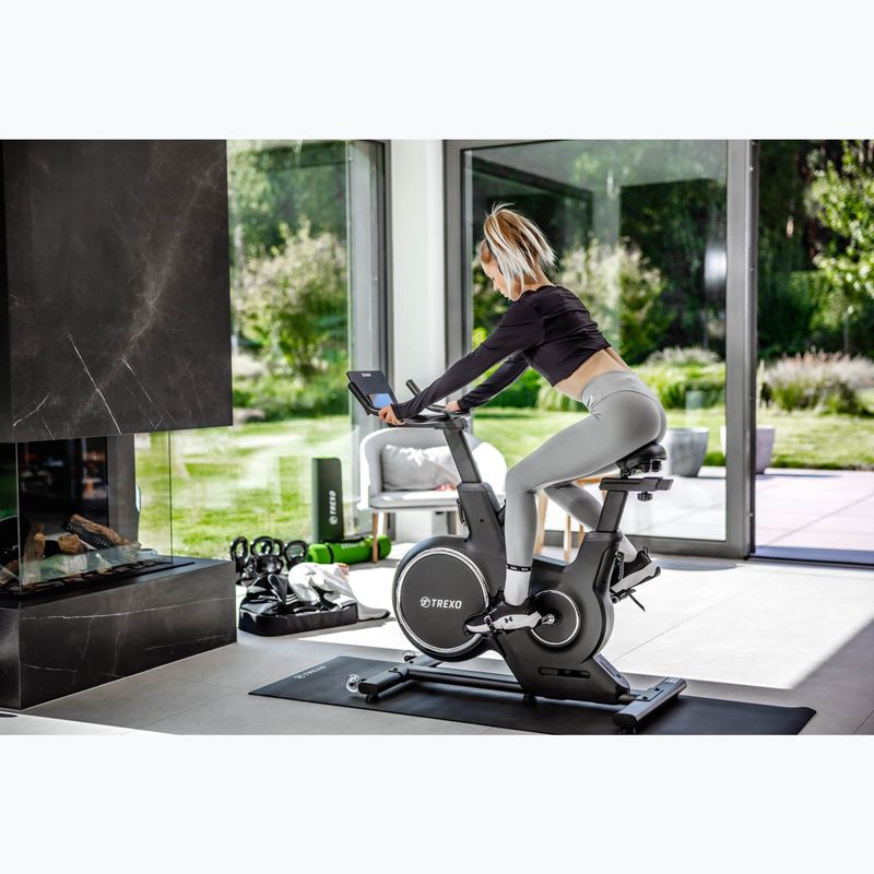 XTREXO stationary bike black EB-500 5