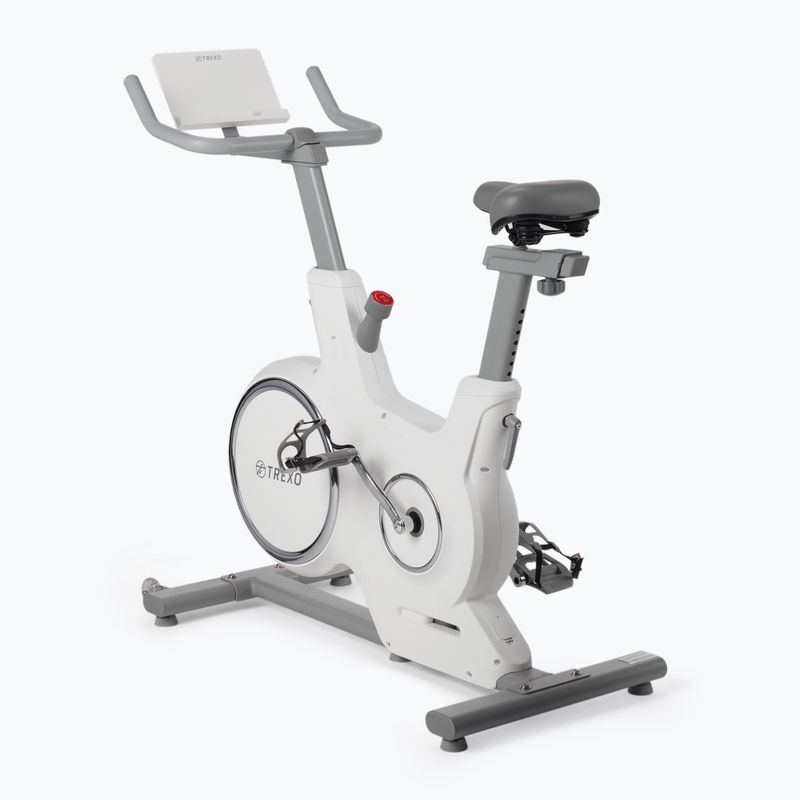 TREXO stationary bicycle white EB-500