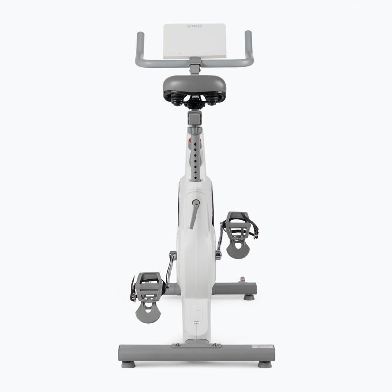 TREXO stationary bicycle white EB-500 3